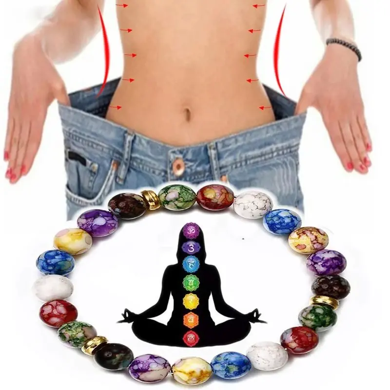 Bracelet en pierre volcanique pour hommes et femmes 7 chakras pierre de gu rison yoga quilibre jpg q90 jpg 3
